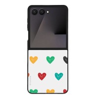 Θήκη Sonique Heart Series για Samsung Galaxy Z Flip 7 Λευκό 02