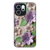Θήκη Sonique 3D Flower Series για Oppo Reno14 F 5G / Oppo Reno14 FS 5G Βιολετί