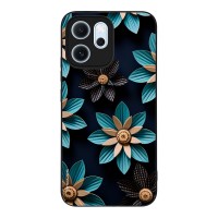 Θήκη Sonique 3D Flower Series για Oppo Reno14 F 5G / Oppo Reno14 FS 5G Γαλάζιο