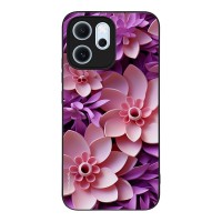 Θήκη Sonique 3D Flower Series για Oppo Reno14 F 5G / Oppo Reno14 FS 5G Ροζ