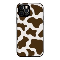 Θήκη Sonique Animal Print Series για Apple iPhone 12 Pro Cow 02