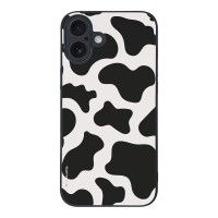Θήκη Sonique Animal Print Series για Apple iPhone 16 Plus Cow 01