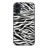 Θήκη Sonique Animal Print Series για Apple iPhone 16 Plus Zebra