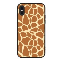 Θήκη Sonique Animal Print Series για Apple iPhone X / iPhone XS Giraffe 02