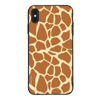 Θήκη Sonique Animal Print Series για Apple iPhone XS MAX Giraffe 02