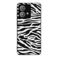 Θήκη Sonique Animal Print Series για Motorola Edge 40 Neo 5G Zebra