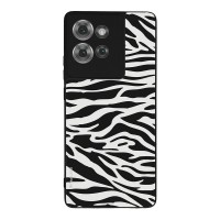 Θήκη Sonique Animal Print Series για Motorola Edge 50 5G Zebra
