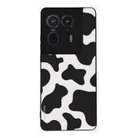 Θήκη Sonique Animal Print Series για Motorola Edge 50 Ultra Cow 01