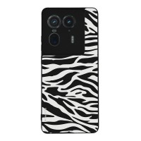 Θήκη Sonique Animal Print Series για Motorola Edge 50 Ultra Zebra
