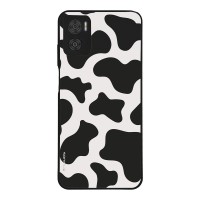 Θήκη Sonique Animal Print Series για Motorola Moto E22 4G Cow 01