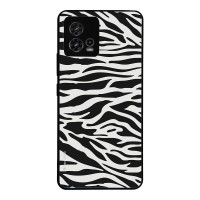 Θήκη Sonique Animal Print Series για Motorola Moto G72 Zebra