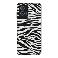 Θήκη Sonique Animal Print Series για Motorola Moto G73 5G Zebra