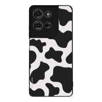 Θήκη Sonique Animal Print Series για Motorola Moto G75 5G Cow 01