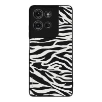 Θήκη Sonique Animal Print Series για Motorola Moto G75 5G Zebra