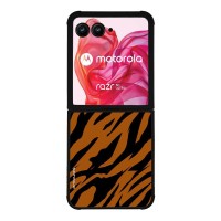 Θήκη Sonique Animal Print Series για Motorola Motorola Razr 50 Ultra Tiger 01