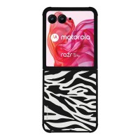 Θήκη Sonique Animal Print Series για Motorola Motorola Razr 50 Ultra Zebra