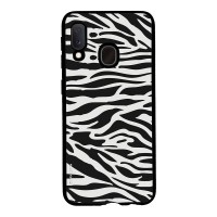 Θήκη Sonique Animal Print Series για Samsung Galaxy A20e Zebra