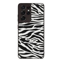 Θήκη Sonique Animal Print Series για Samsung Galaxy S21 Ultra Zebra