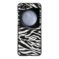 Θήκη Sonique Animal Print Series για Samsung Galaxy Z Flip 6 / Galaxy Z Flip 7 FE 5G Zebra