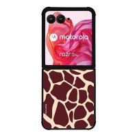 Θήκη Sonique Animal Print Series για Motorola Motorola Razr 50 Ultra Giraffe 03
