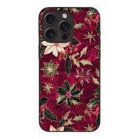 Θήκη Sonique Christmas Series για Apple iPhone 15 Pro Max Wine Bloom