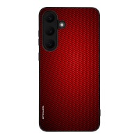 Θήκη Sonique Carbon Series για Samsung Galaxy S25 FE Κόκκινο