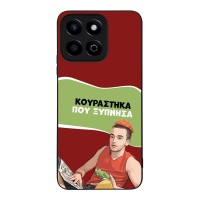 Θήκη Sonique Greek Cult TV Series για Honor 200 Smart 5G Κουράστηκα που Ξύπνησα