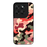Θήκη Sonique Camouflage Army Series για Motorola Moto G67 5G / Moto G77 5G Κόκκινο