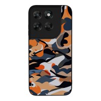 Θήκη Sonique Camouflage Army Series για Motorola Moto G67 5G / Moto G77 5G Πορτοκαλί