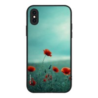 Θήκη Sonique Sunset in Eden Series για Apple iPhone X / iPhone XS Scarlet Poppy