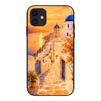 Θήκη Sonique Greek Island Muse Series για Apple iPhone 11 Ηλιοβασίλεμα στην Οία