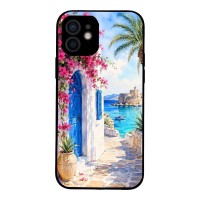 Θήκη Sonique Greek Island Muse Series για Apple iPhone 12 Σοκάκι Ρόδου