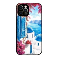 Θήκη Sonique Greek Island Muse Series για Apple iPhone 12 Pro Σαντορινό Γαλάζιο
