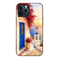 Θήκη Sonique Greek Island Muse Series για Apple iPhone 12 Pro Max Ηλιοβασίλεμα Σαντορίνης