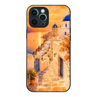 Θήκη Sonique Greek Island Muse Series για Apple iPhone 12 Pro Max Ηλιοβασίλεμα στην Οία
