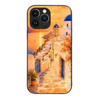 Θήκη Sonique Greek Island Muse Series για Apple iPhone 13 Pro Max Ηλιοβασίλεμα στην Οία