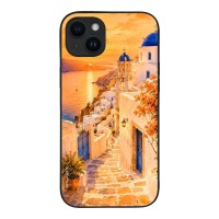 Θήκη Sonique Greek Island Muse Series για Apple iPhone 14 Plus Ηλιοβασίλεμα στην Οία