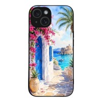 Θήκη Sonique Greek Island Muse Series για Apple iPhone 15 Σοκάκι Ρόδου