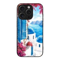 Θήκη Sonique Greek Island Muse Series για Apple iPhone 15 Pro Σαντορινό Γαλάζιο