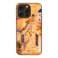 Θήκη Sonique Greek Island Muse Series για Apple iPhone 15 Pro Max Ηλιοβασίλεμα στην Οία