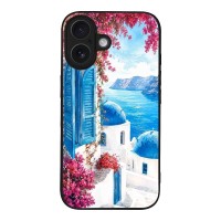 Θήκη Sonique Greek Island Muse Series για Apple iPhone 16 Σαντορινό Γαλάζιο