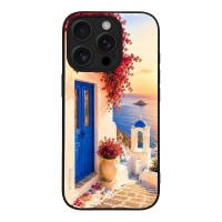 Θήκη Sonique Greek Island Muse Series για Apple iPhone 16 Pro Ηλιοβασίλεμα Σαντορίνης