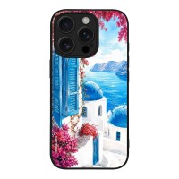 Θήκη Sonique Greek Island Muse Series για Apple iPhone 16 Pro Σαντορινό Γαλάζιο