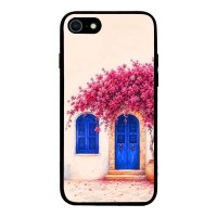 Θήκη Sonique Greek Island Muse Series για Apple iPhone 7 / iPhone 8 / iPhone SE 2020 / iPhone SE 2022 Ροζ Μπουκαμβίλια