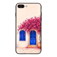 Θήκη Sonique Greek Island Muse Series για Apple iPhone 7 Plus / iPhone 8 Plus Ροζ Μπουκαμβίλια