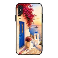 Θήκη Sonique Greek Island Muse Series για Apple iPhone X / iPhone XS Ηλιοβασίλεμα Σαντορίνης