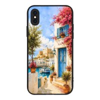 Θήκη Sonique Greek Island Muse Series για Apple iPhone X / iPhone XS Ροδίτικο Λιμάνι