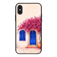 Θήκη Sonique Greek Island Muse Series για Apple iPhone X / iPhone XS Ροζ Μπουκαμβίλια