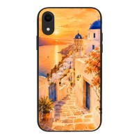 Θήκη Sonique Greek Island Muse Series για Apple iPhone XR Ηλιοβασίλεμα στην Οία