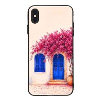 Θήκη Sonique Greek Island Muse Series για Apple iPhone XS MAX Ροζ Μπουκαμβίλια